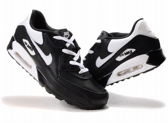 New Men'S Nike Air Max Black/White